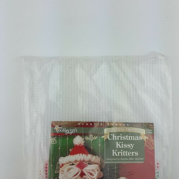 Needlecraft Shop Christmas Trimmings Christmas Kissy Kritters Plastic Canvas - Picture 5 of 8